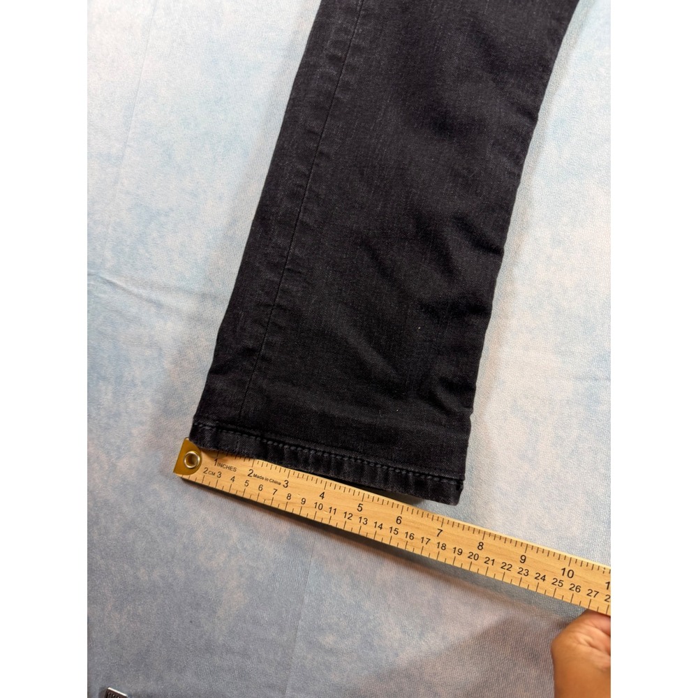 BKE‎ Aiden Bootleg Jeans Boys 25S Black Excellent Stretch Denim Embroidered - Picture 4 of 10